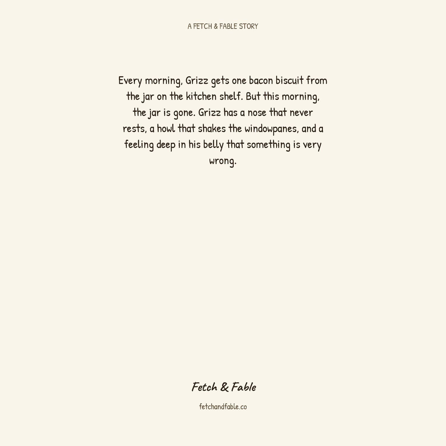 Back cover of Grizz's book with the story blurb