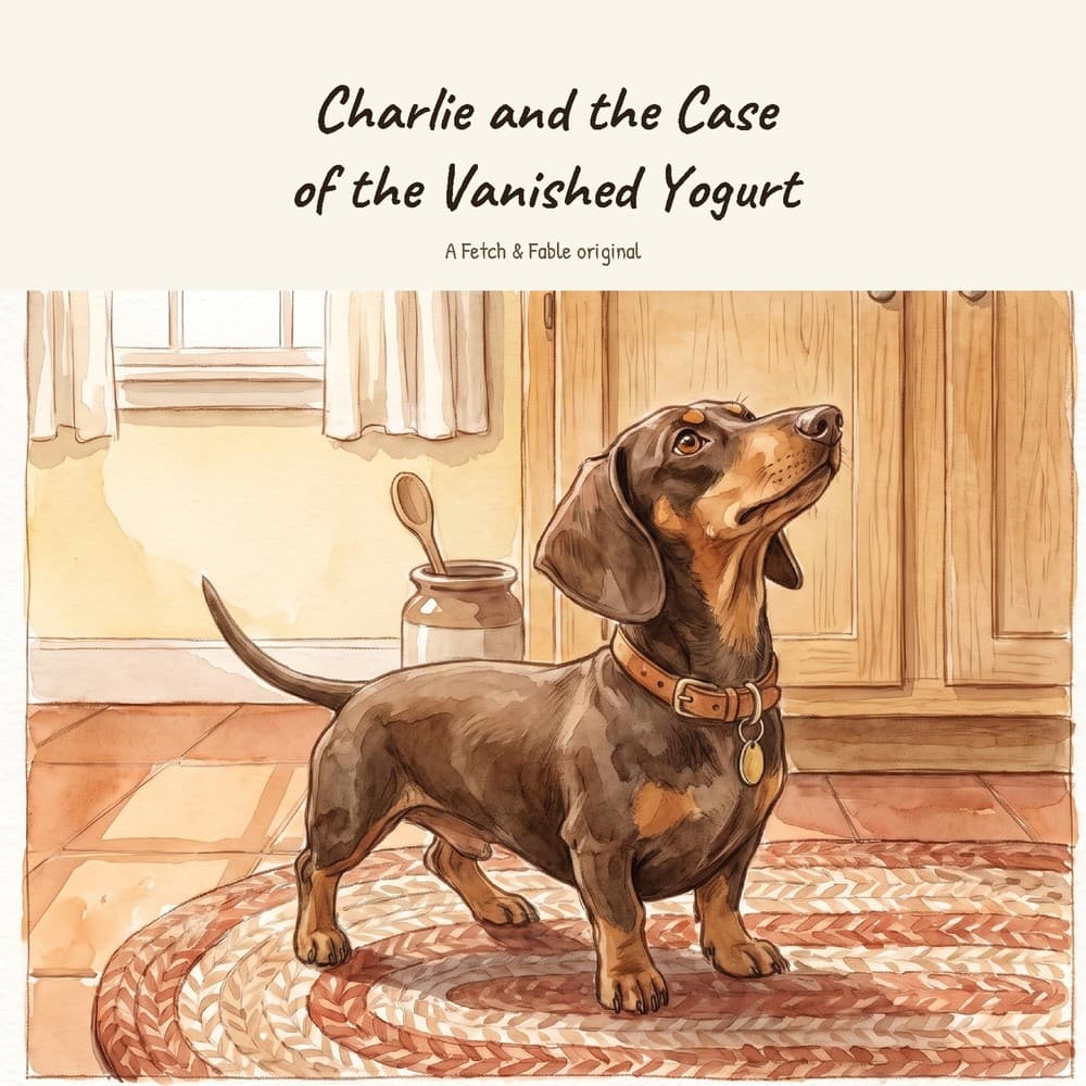 Charlie and the Case of the Vanished Yogurt, a Fetch & Fable book made with Charlie